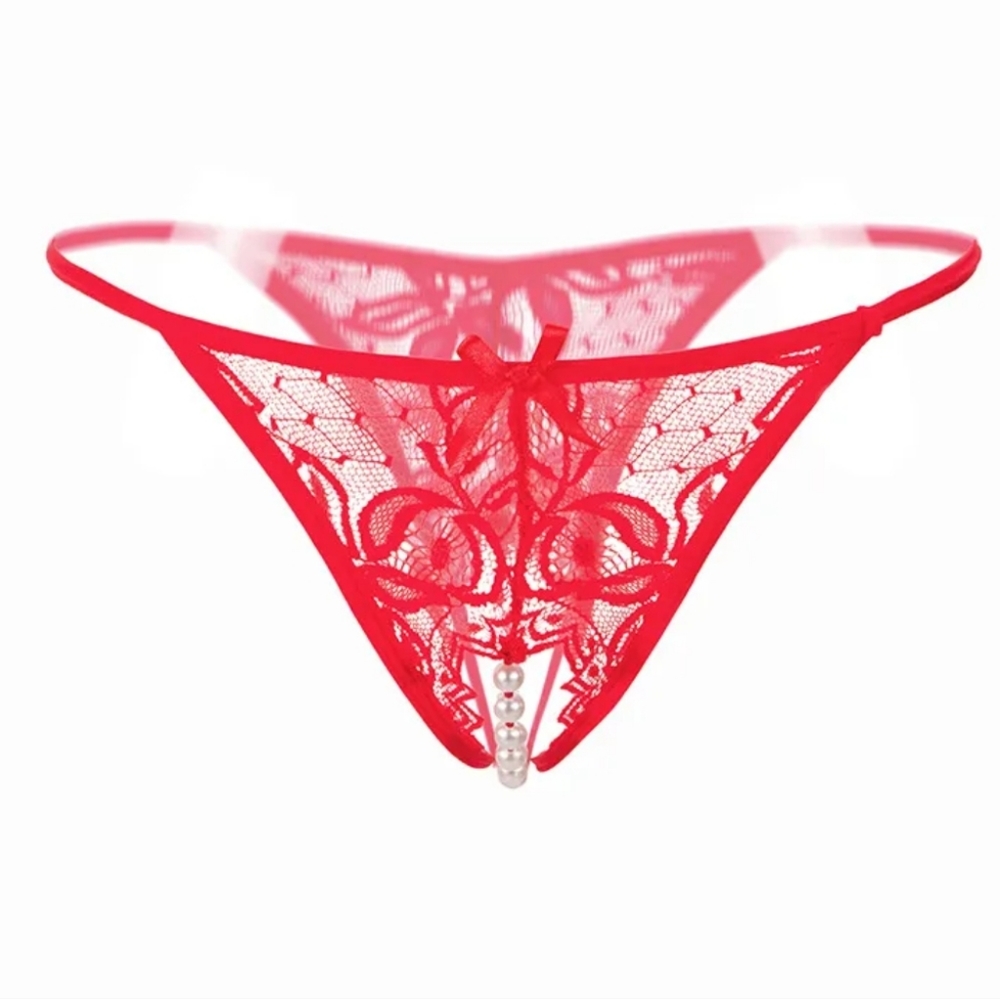 Women's Sexy Thongs Lace Transparent Panties Sexy Underwear Female Eroti…